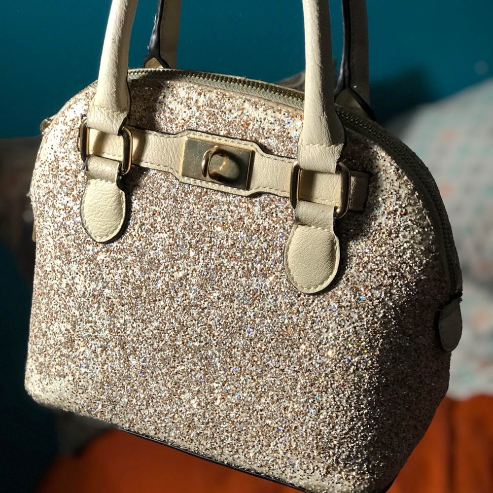 White Sparkle Aldo purse